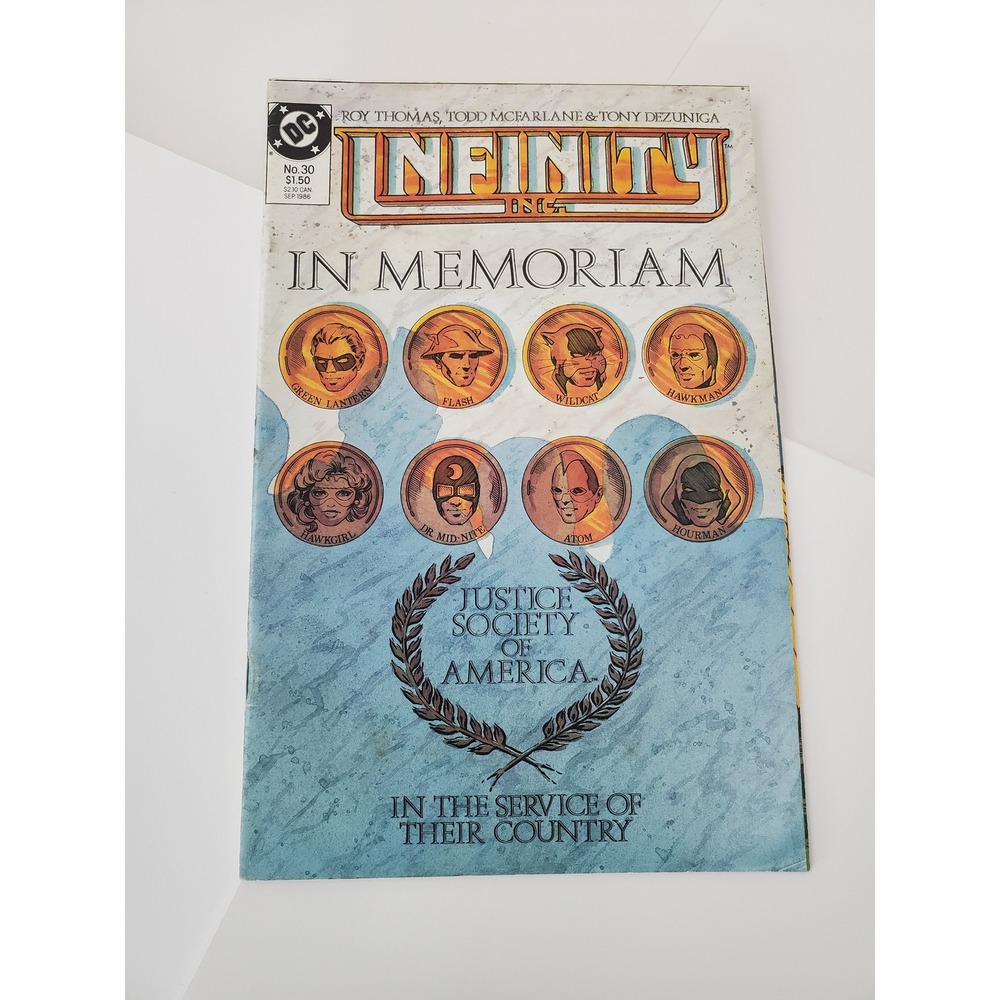 Infinity‎ Inc 30 DC Comics 1986 Justice Society of America Todd McFarlane Art